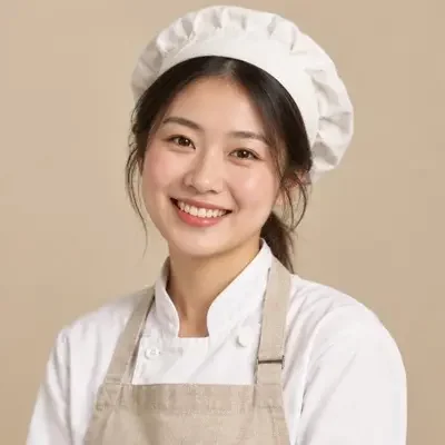 何小满作者头像，老街店铺背景插画